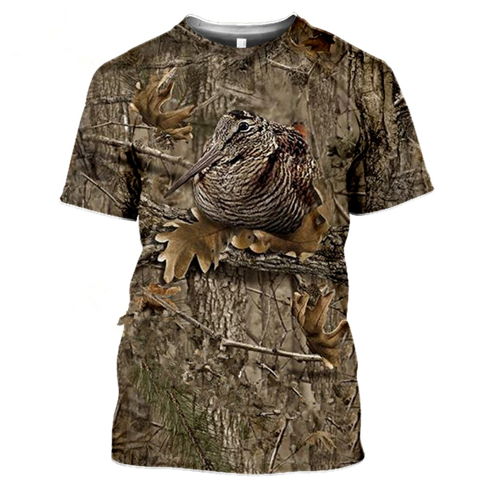 Outdoor Hunting T Shirts - T-shirt à manches courtes pour hommes,