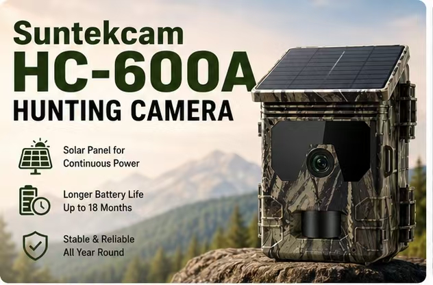 Outdoor Hunting Videos - Caméra de surveillance solaire pour la