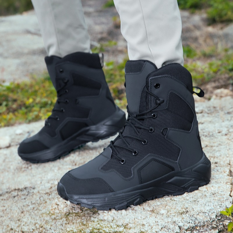 Wildman Hunting & Outdoor Robertson Photos - Bottes tactiques pour hommes à lacets,