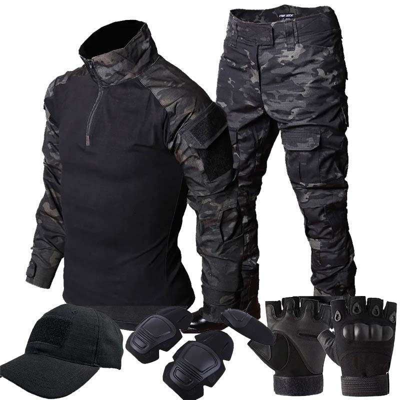 Outdoor Hunting T Shirts - Uniforme tactique camouflage RU, costumes d'extérieur,