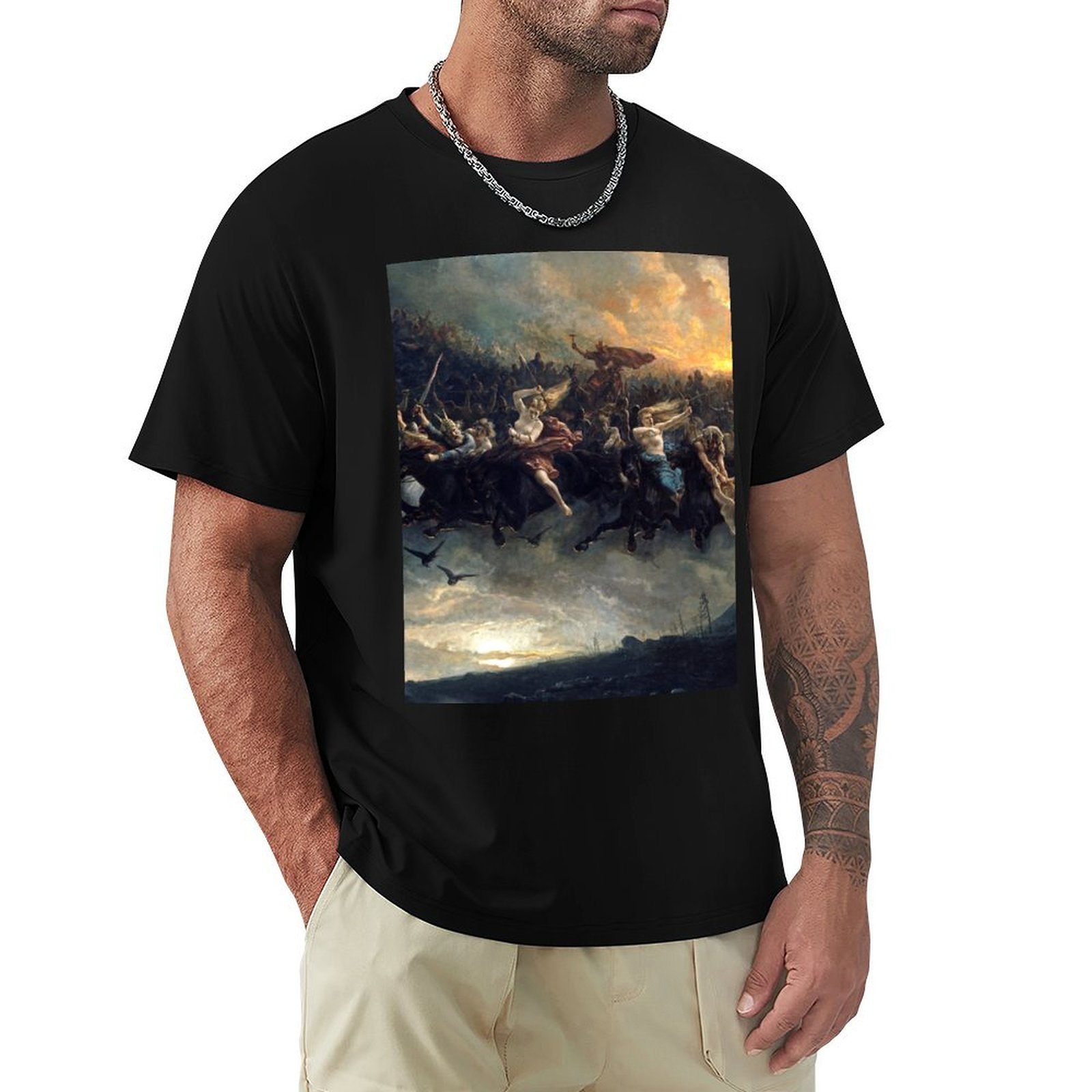 Wildman Hunting & Outdoor Robertson Photos - La chasse sauvage d'Odin (1872), peinture