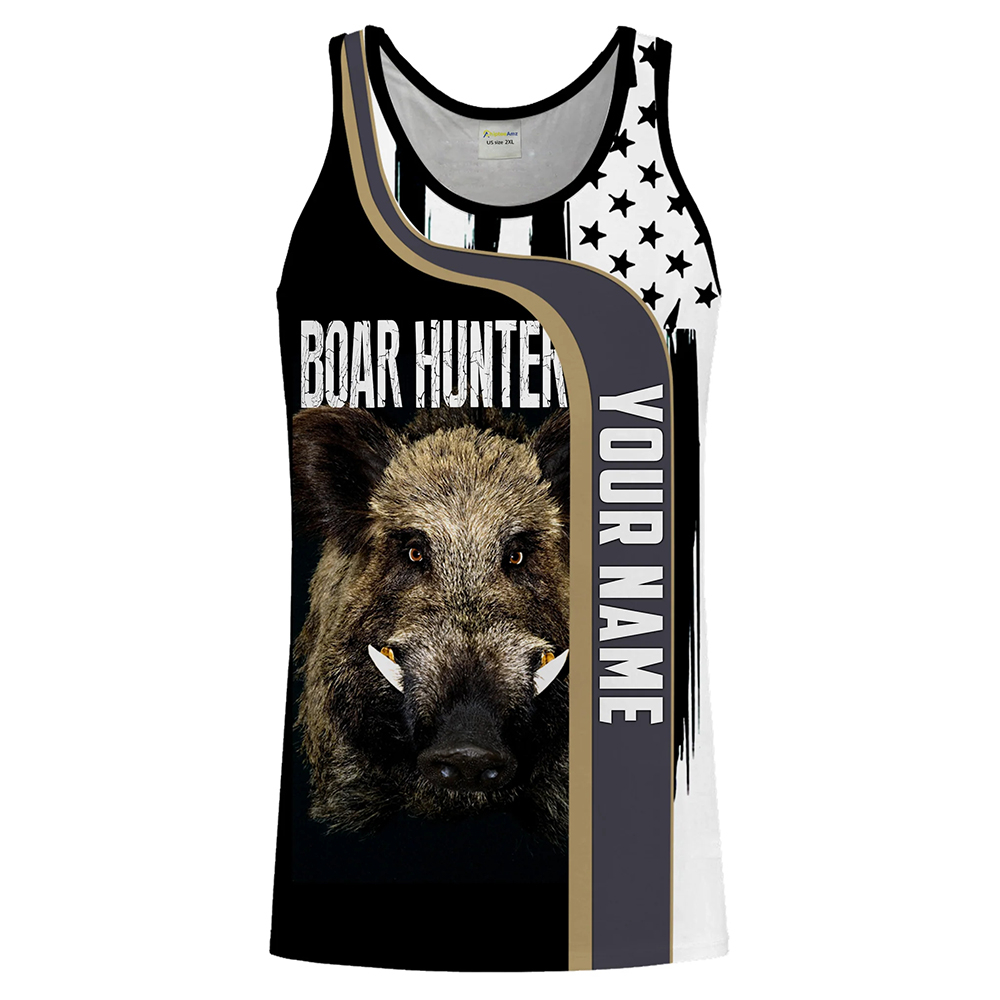 Débardeur personnalisé Boar Hu - Wildman Hunting & Outdoor Robertson Photos avis et prix