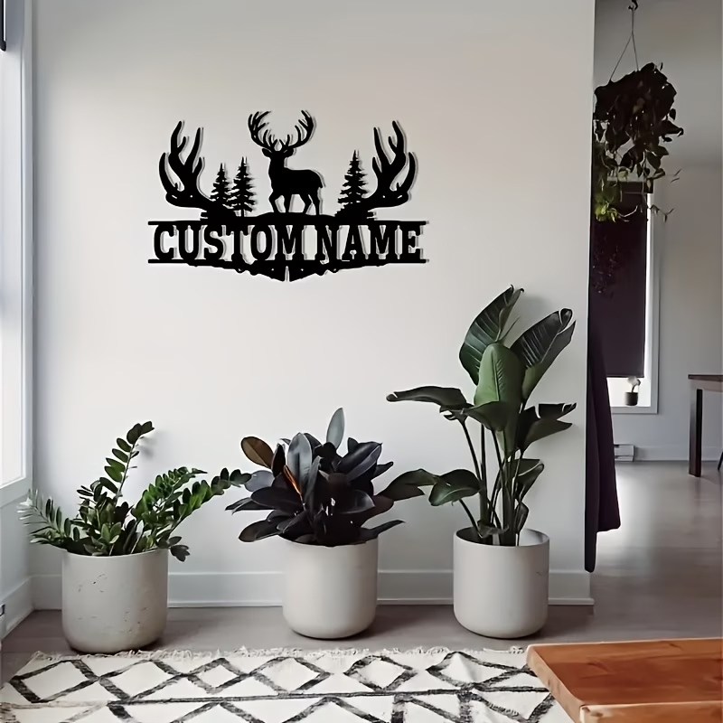 Art mural en métal personnalis - Hunting Outdoor Christmas Decorations avis et prix