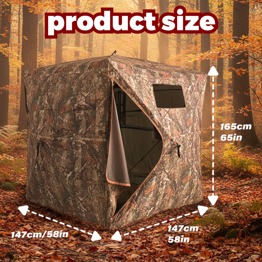 Abri de chasse pop-up camoufla - Hunting Outdoor avis et prix