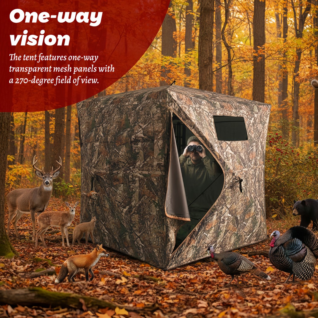 Abri de chasse pop-up camoufla - Hunting Outdoor avis et prix